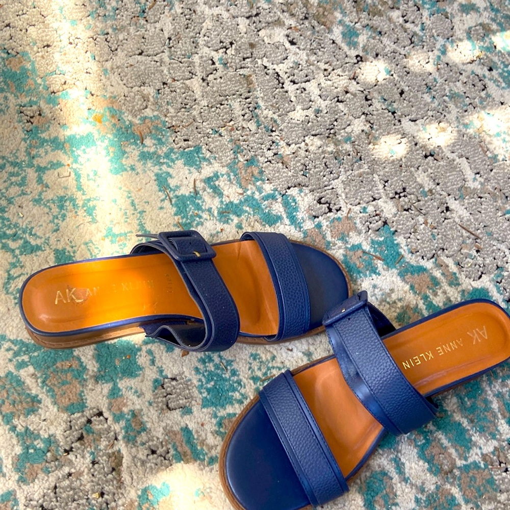 Anne Klein slip on sandals
